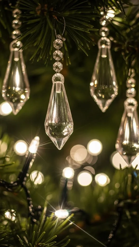 Crystal Drop Ornaments