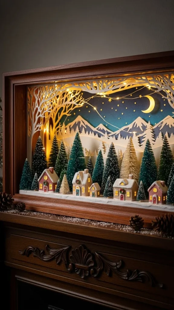 DIY Christmas Shadow Boxes