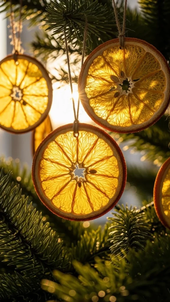 Dried Orange Slice Ornaments