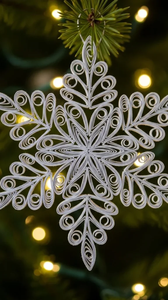 Paper Quill Snowflakes