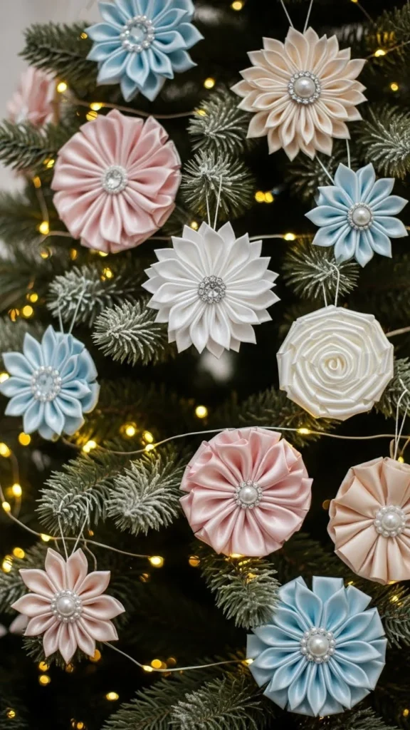 Ribbon Rosette Ornaments