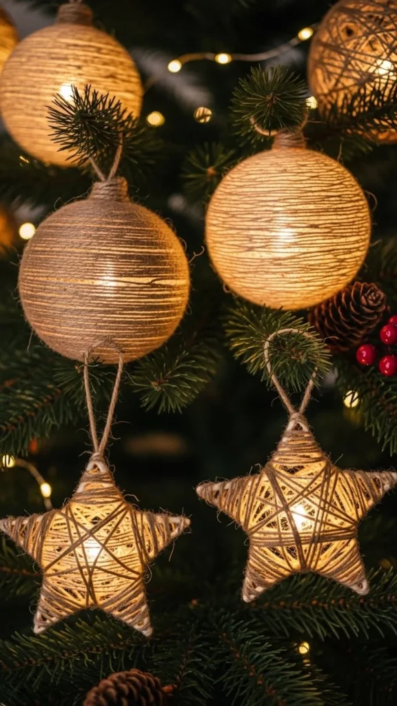  Twine-Wrapped Baubles