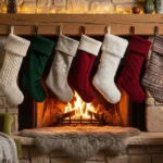 22 Stylish Christmas DIY Stockings That Refresh Your Fireplace Decor