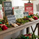 24 Cheerful Christmas DIY Signs That Bring Joy to Every Room