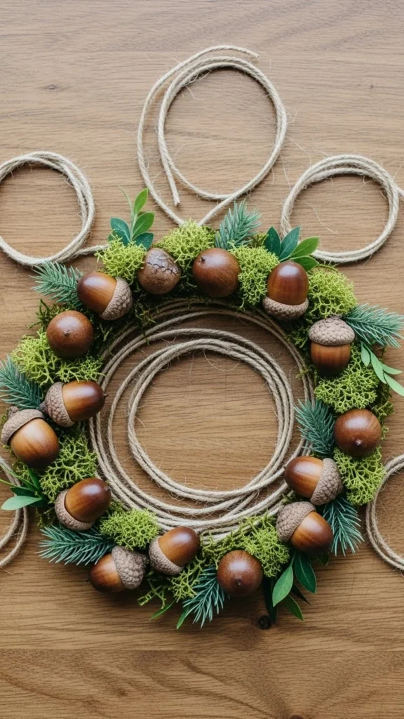 Acorn & Twine Garland