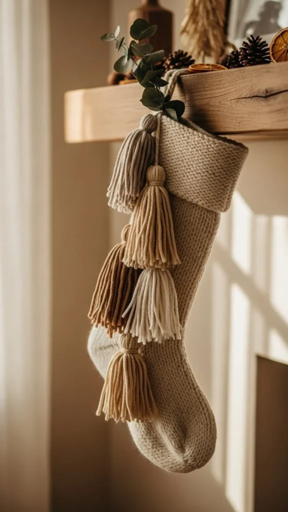 Boho Tassel Stocking