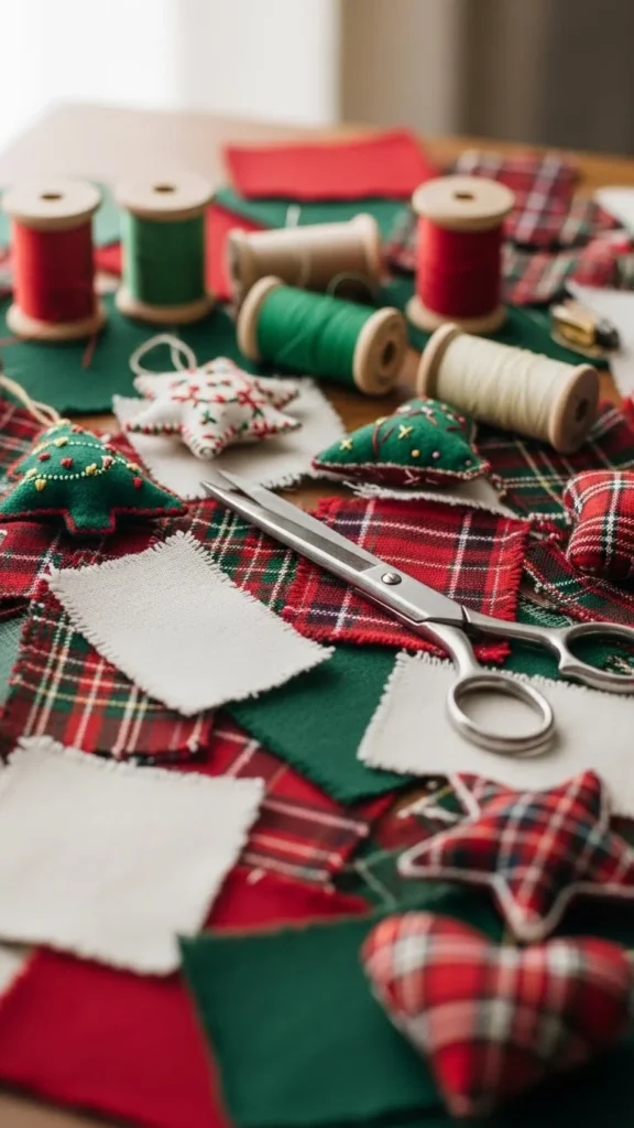 Christmas DIY Scrap Fabric Crafts