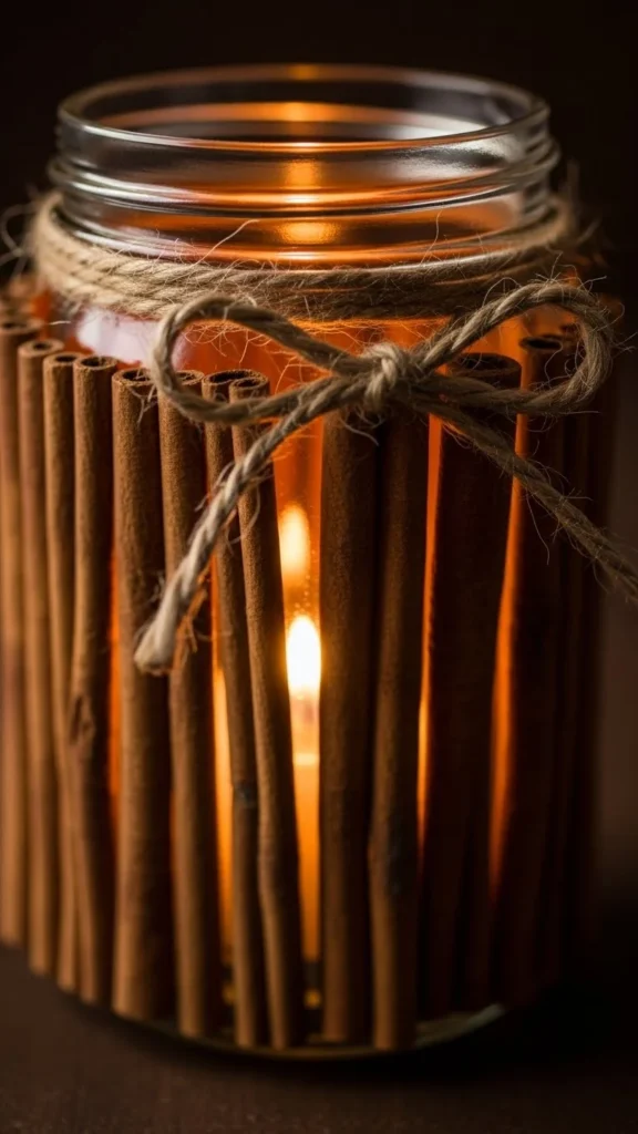 Cinnamon Stick Glow Jar
