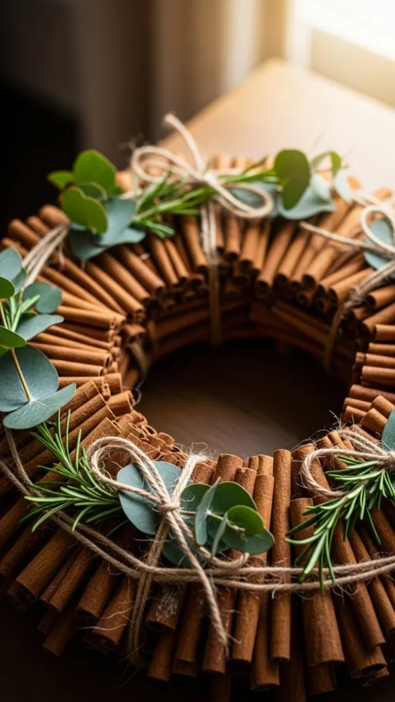  Cinnamon Stick Ring Wreath