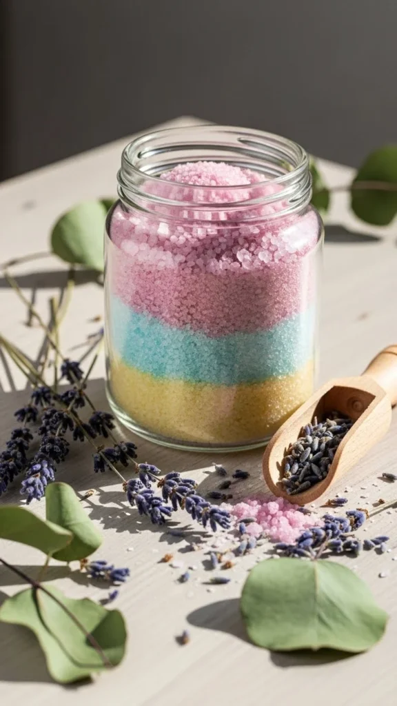DIY Bath Salts with Soothing Scents