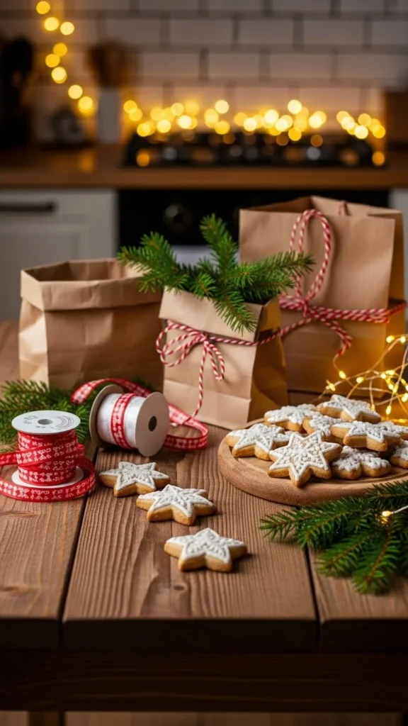 DIY Christmas Cookie Gift Bags