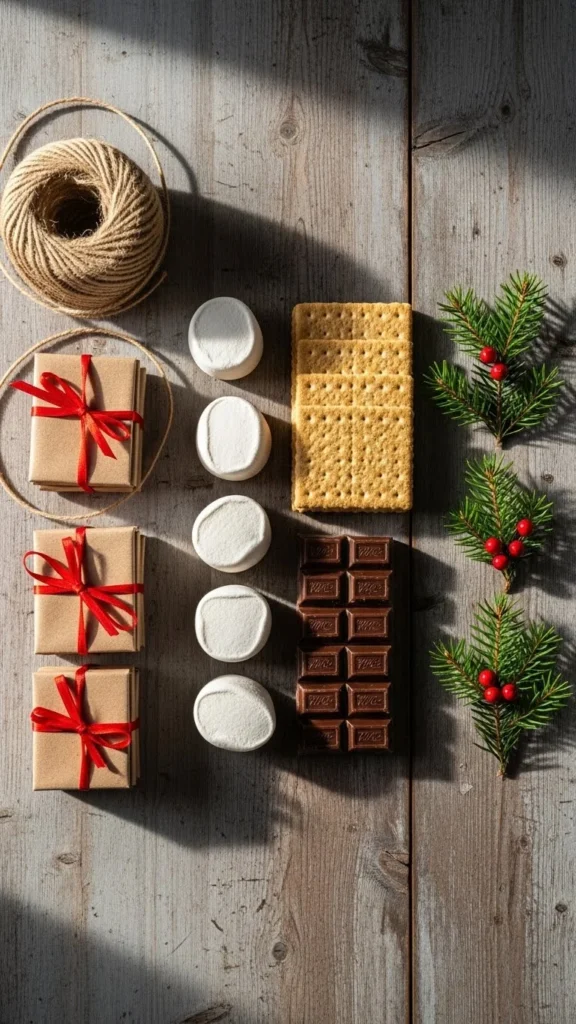 DIY Christmas S’mores Kits