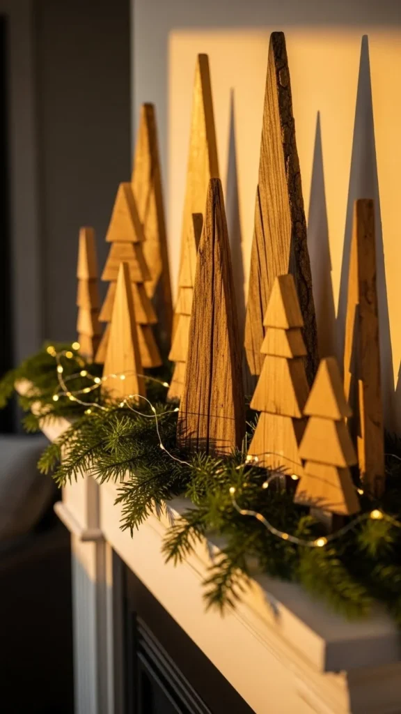 DIY Christmas Timber Trees