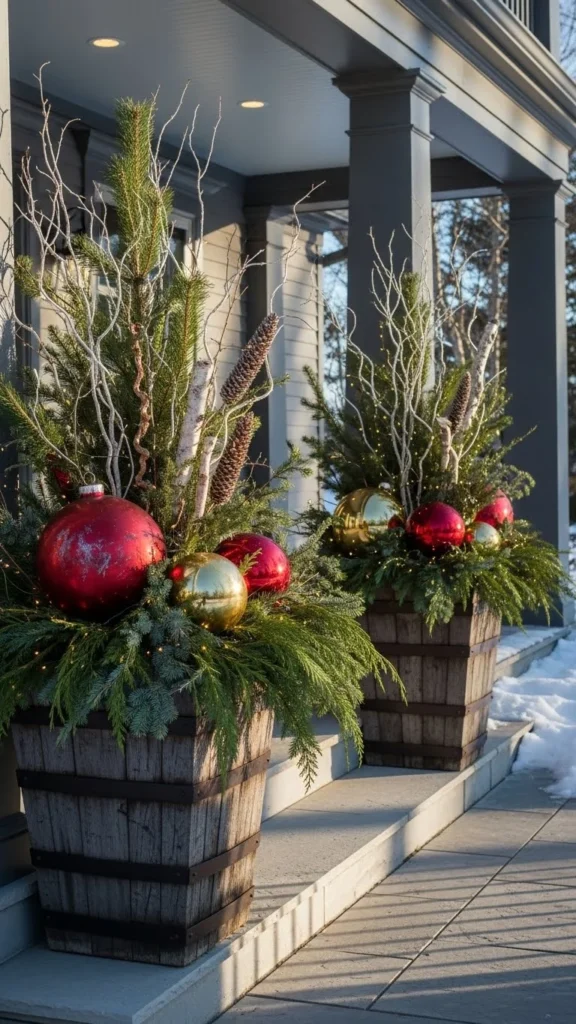 DIY Ornament Planters