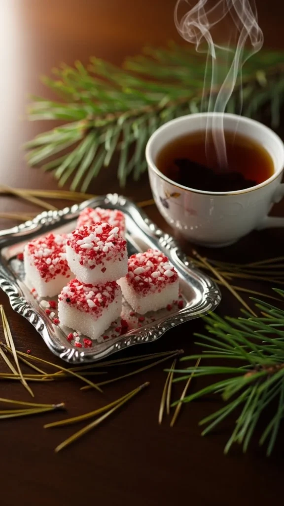 DIY Peppermint Sugar Cubes for Tea & Cocoa