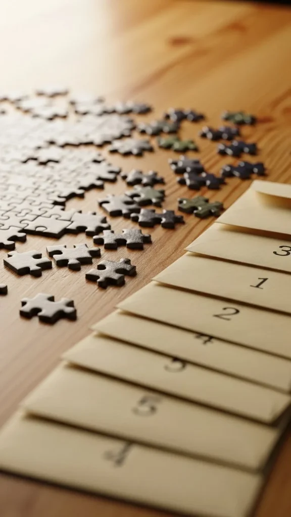 DIY Puzzle Advent Calendar