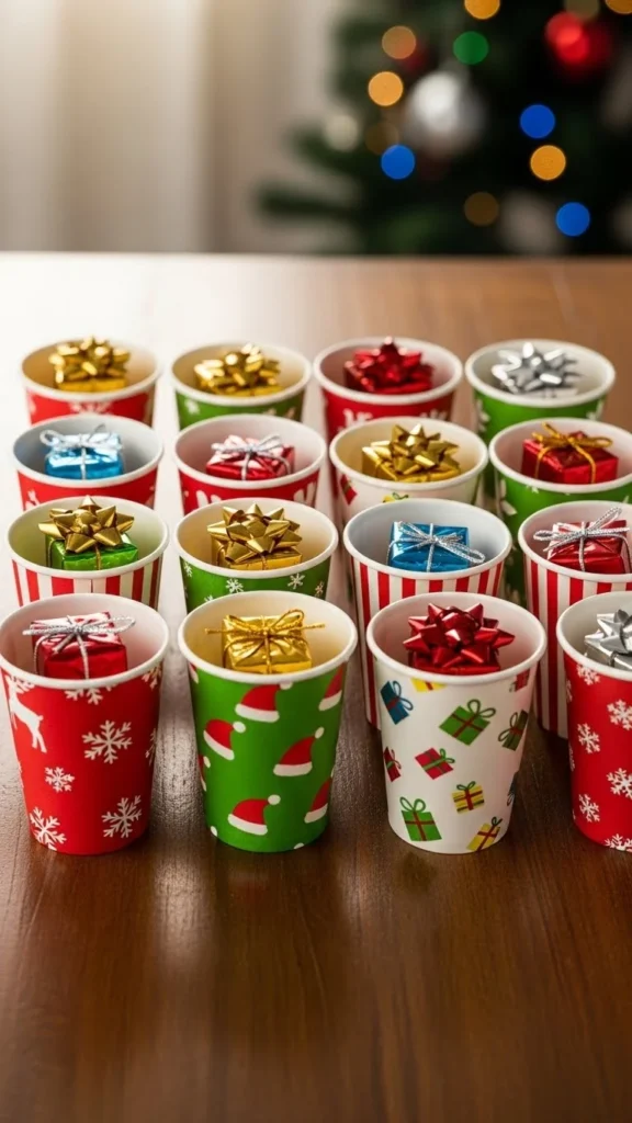 Decorated Paper Cup Countdown