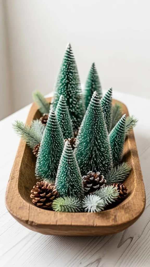 Dough Bowl Winter Forest