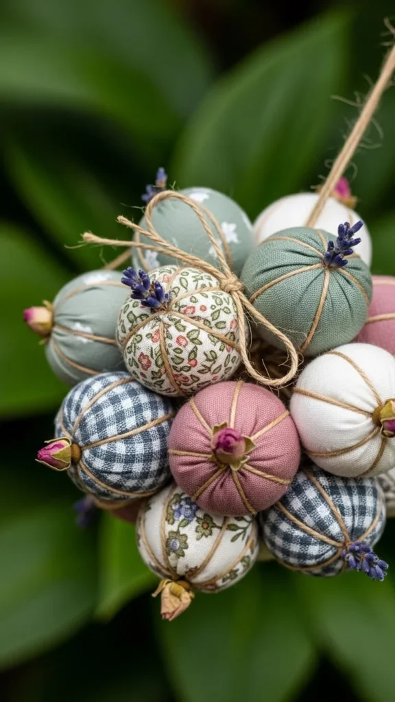 Fabric Bauble Clusters