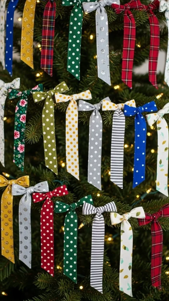 Fabric Scrap Ribbon Ties