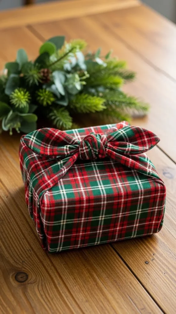 Fabric Wrap Using Tea Towels