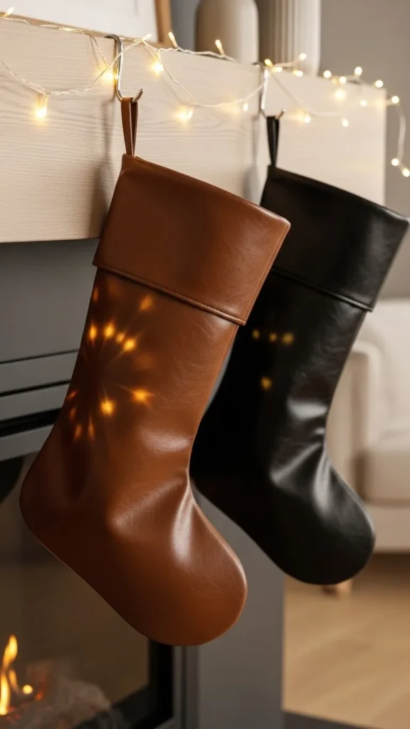 aux-Leather Modern Stocking