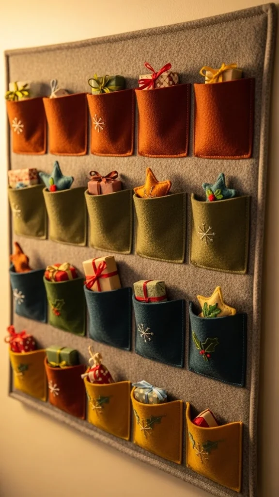 Felt Pocket Wall Hanging