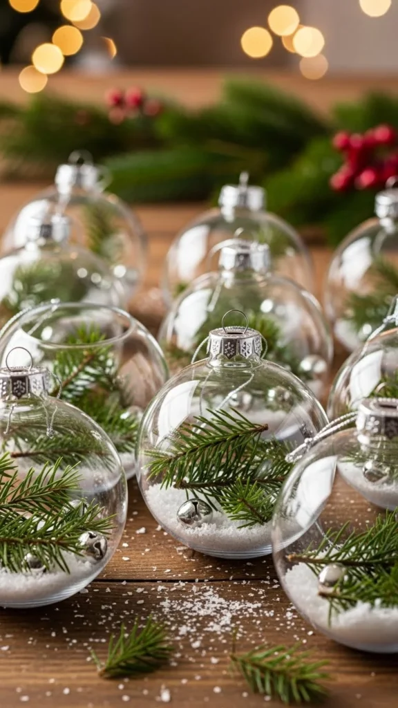 Fillable Clear Ornaments