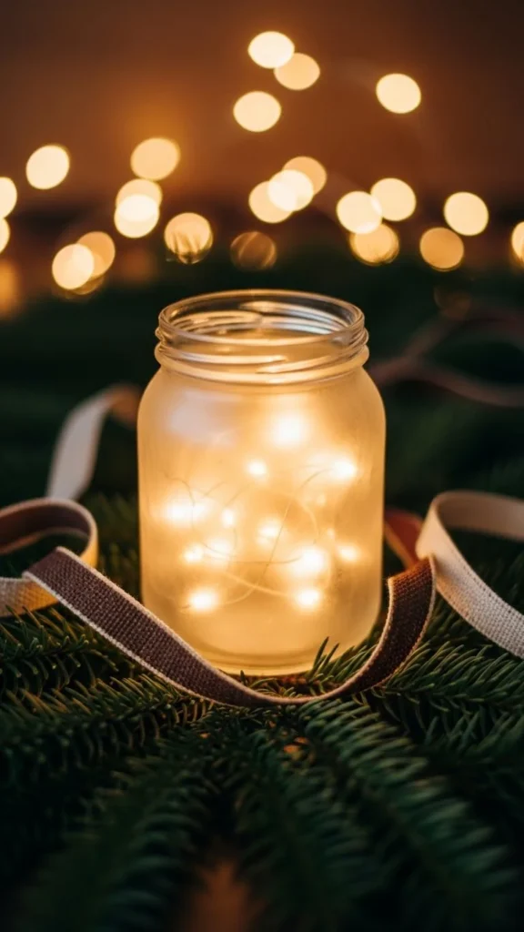 Frosted Glass Jar Sign