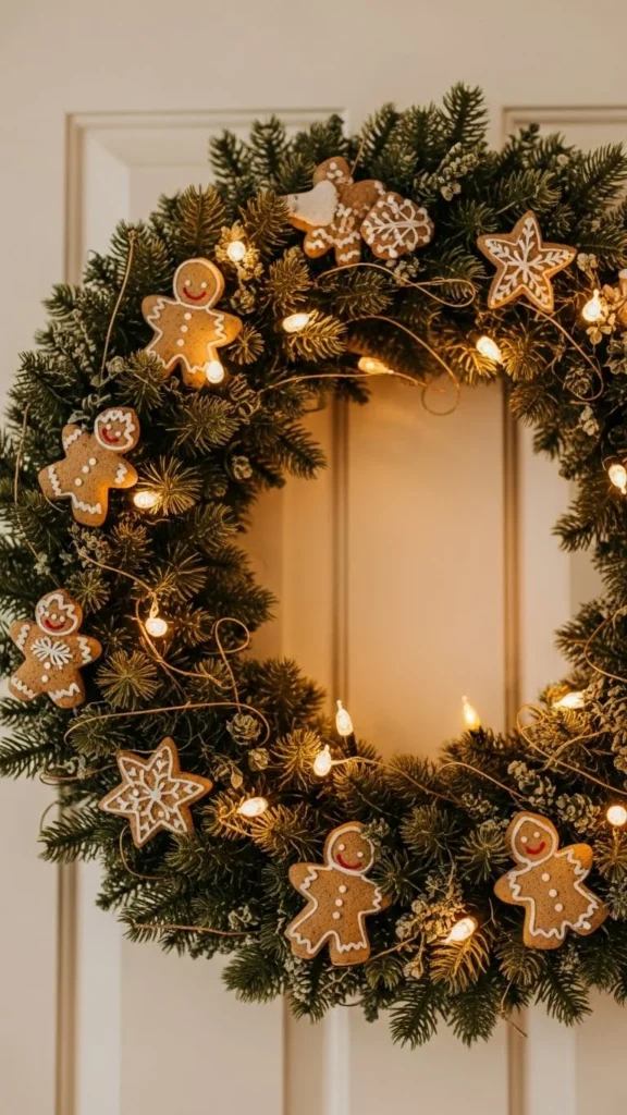 Gingerbread Cookie Wreath