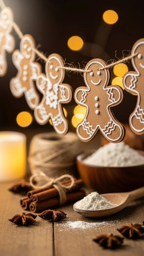 Gingerbread Paper Banner