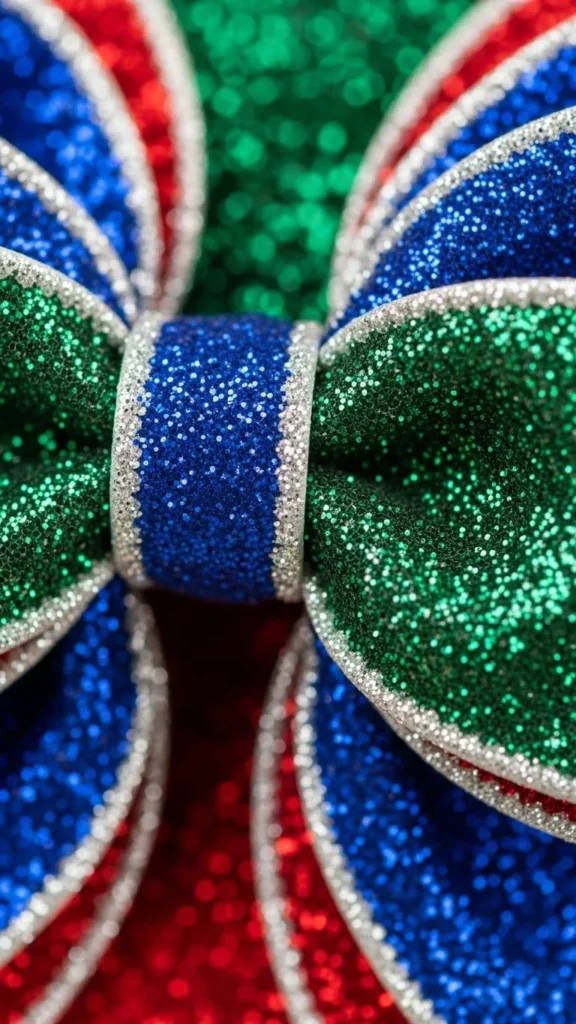 Glitter Edge Bow