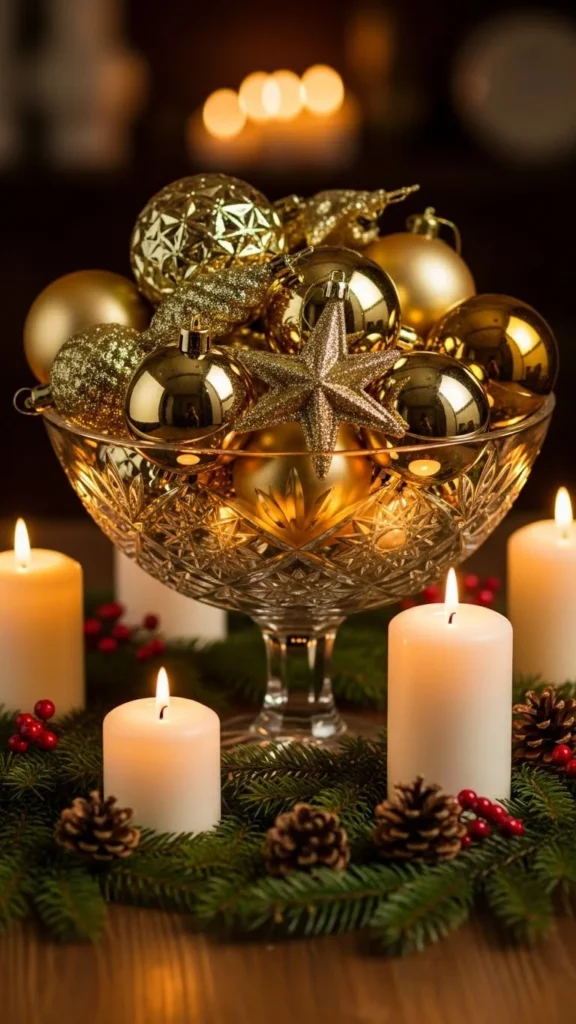 Gold Ornament Bowl Glow