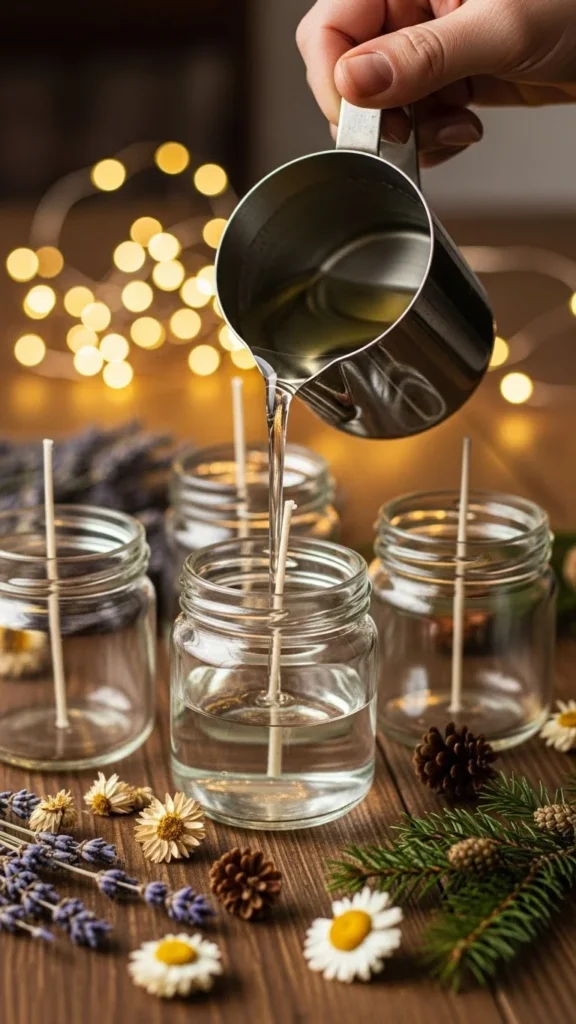 Hand-Poured Soy Candles in Pretty Jars