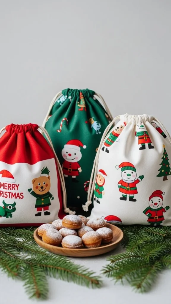 Holiday Character Cloth Bags