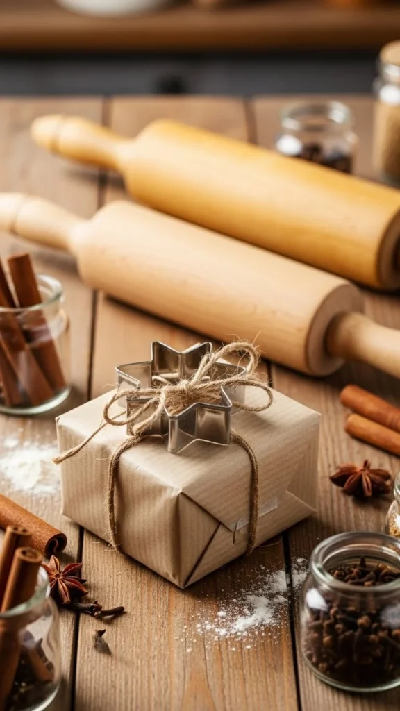 Holiday Cookie-Cutter Tag Wrap