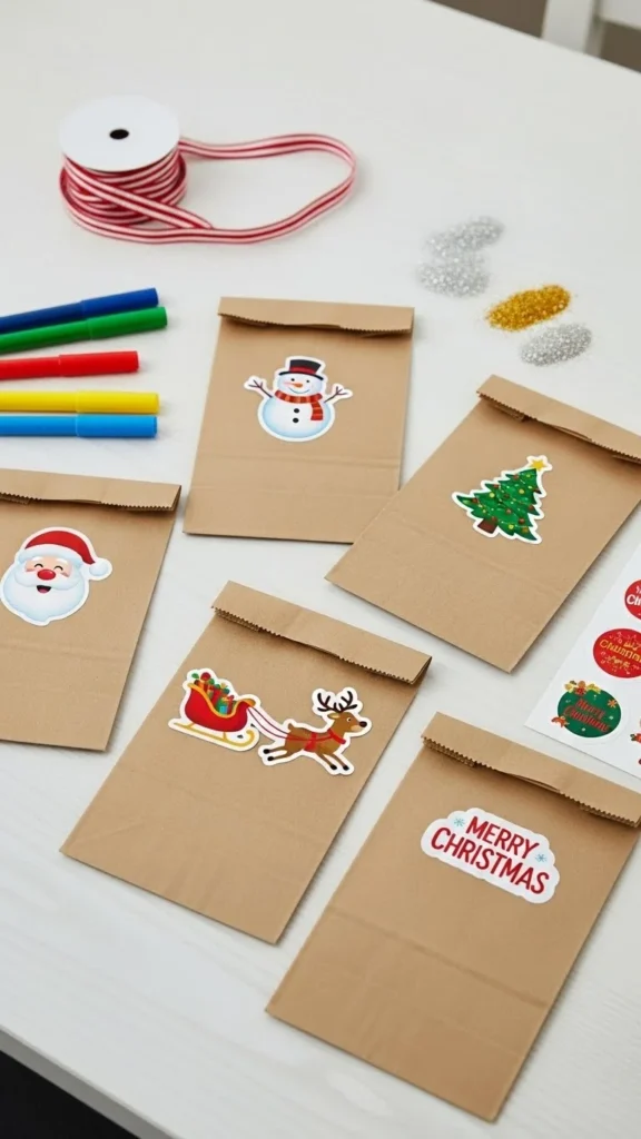 Holiday Sticker Bags