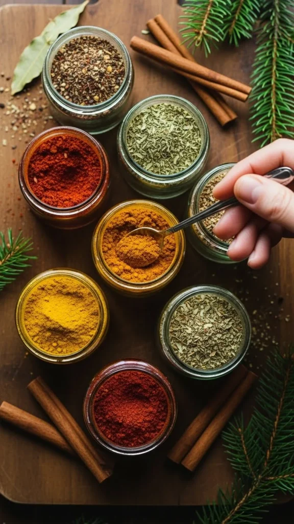 Homemade Spice Blend Jars
