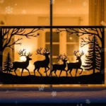 How to Make Glowing DIY Christmas Window Silhouettes at Home