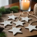 How to Make Rustic DIY Christmas Clay Stars