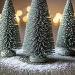How to Make Sparkly DIY Christmas Glitter Trees