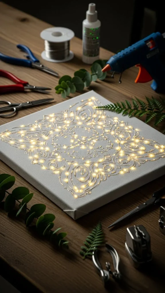 Light-Up Canvas Sign