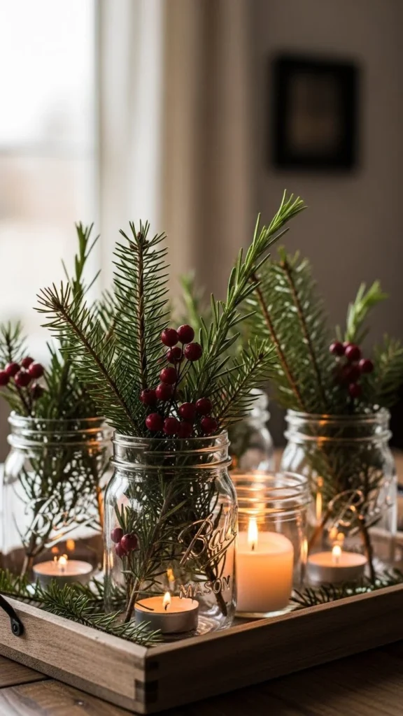 Mason Jar Herb & Pine Mix