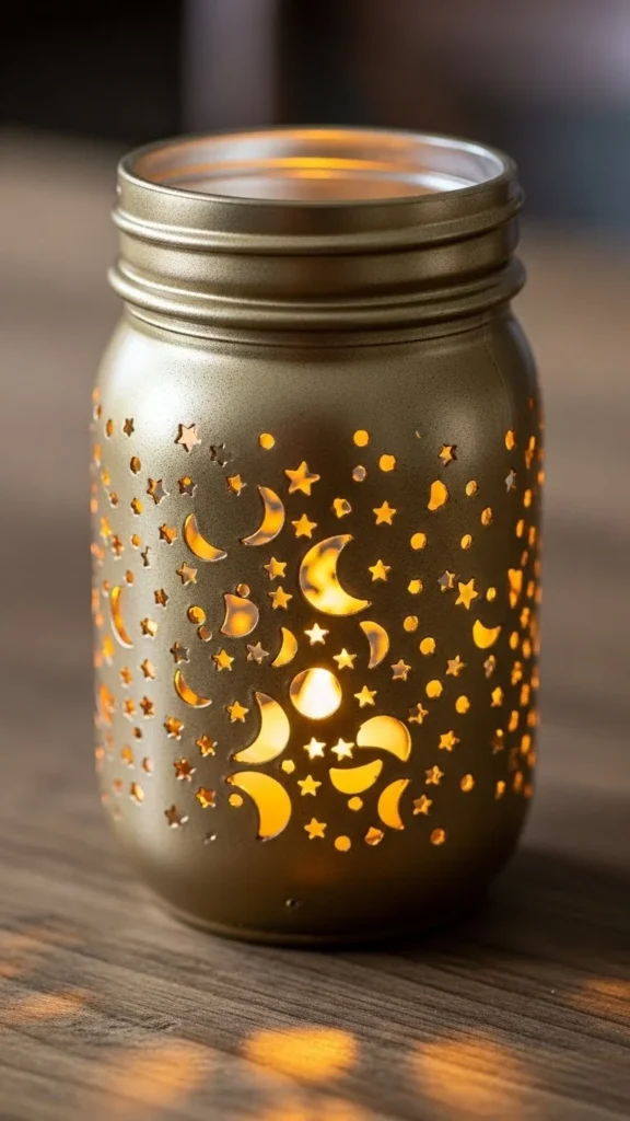 Metallic Spray Paint Luminary