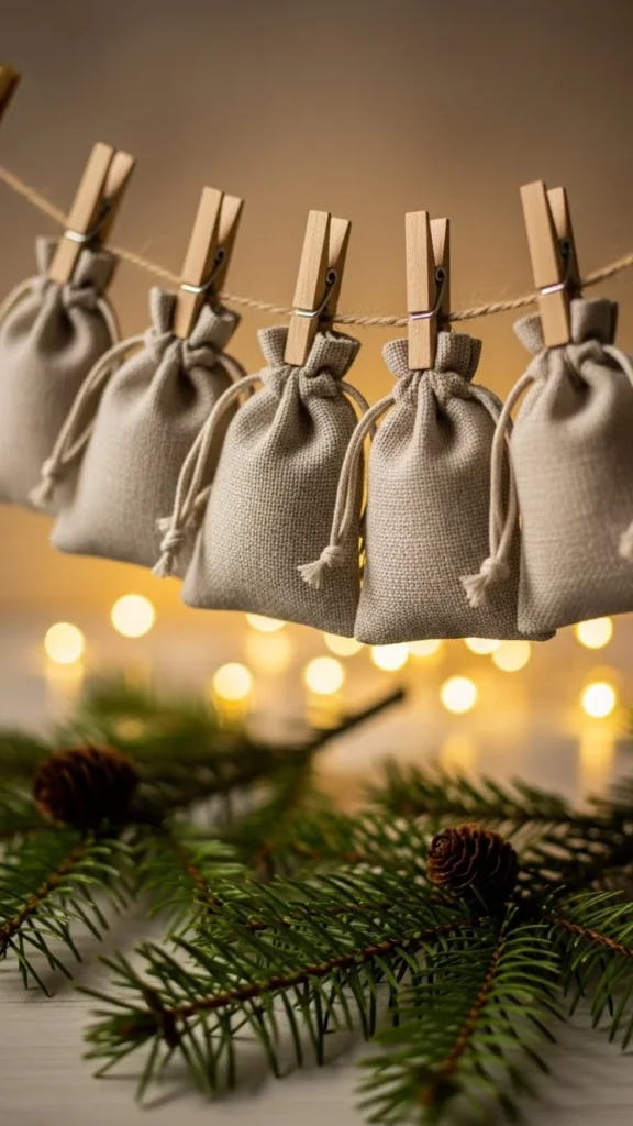 Mini Cloth Bag Countdown String