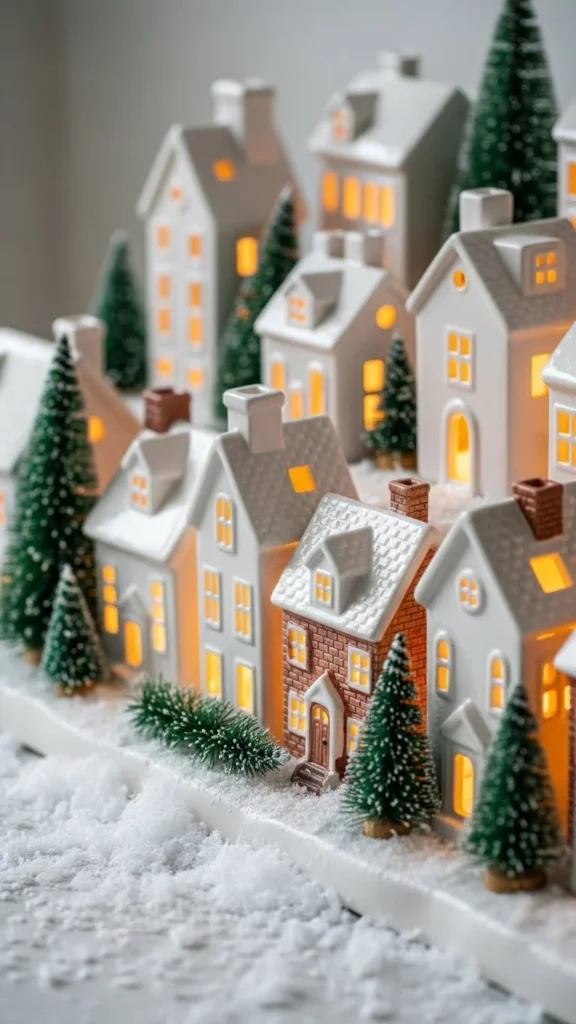 Mini Village Candle Row