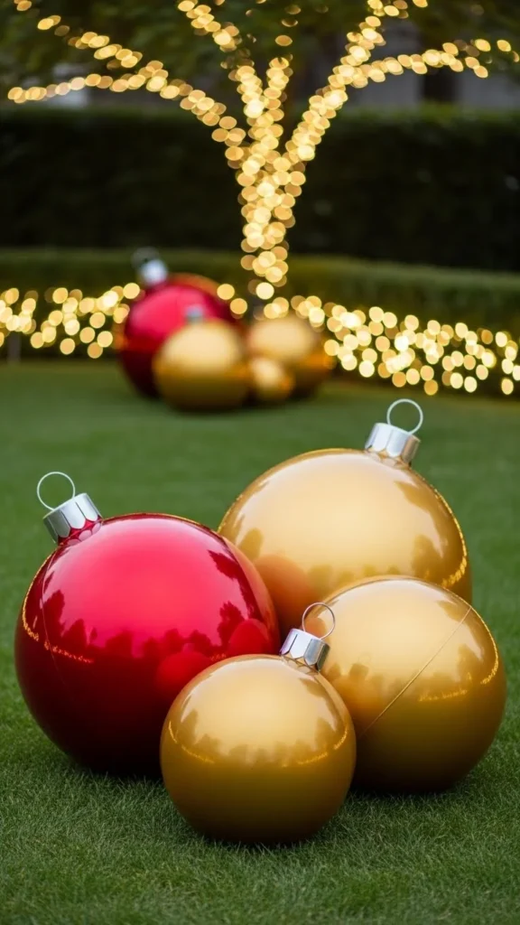 Oversized DIY Yard Ornaments