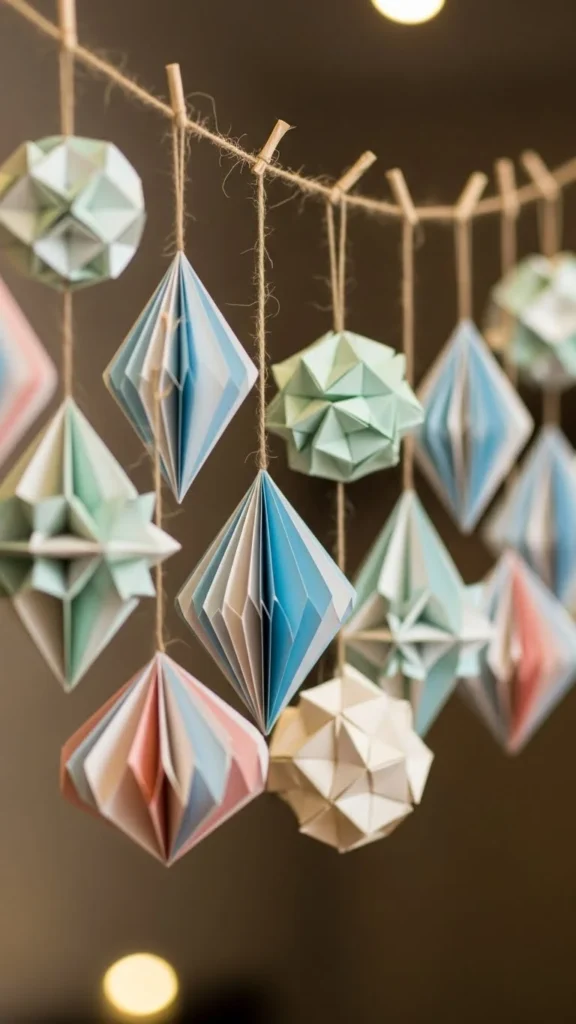 Paper Ornament Garland