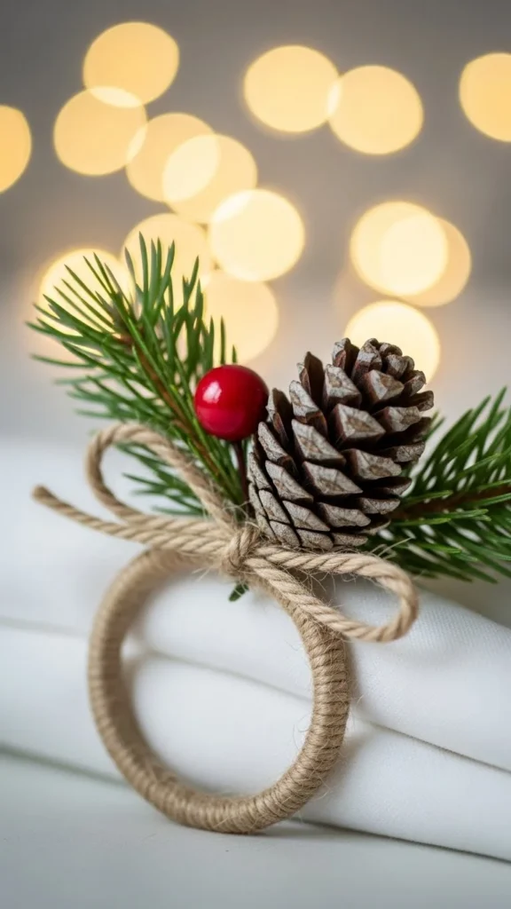 Pinecone Accent Rings