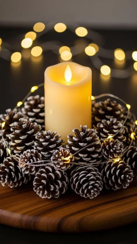 Pinecone Cluster Candle Base